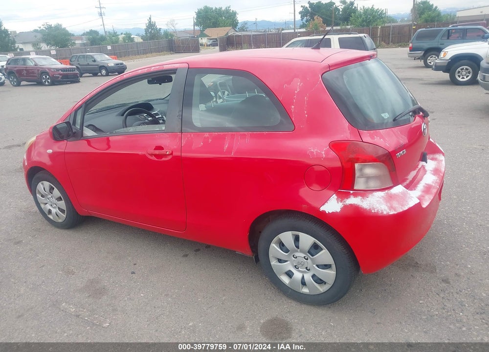 2007 TOYOTA YARIS VIN: JTDJT923075135631