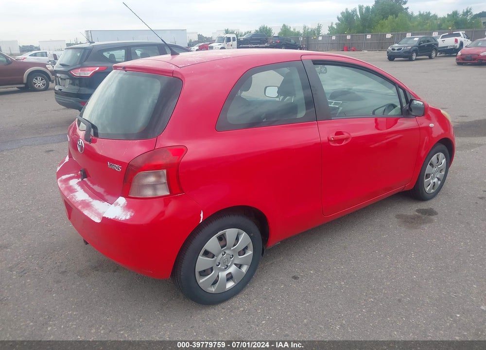 2007 TOYOTA YARIS VIN: JTDJT923075135631