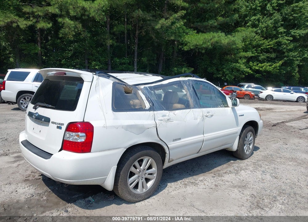 2007 TOYOTA HIGHLANDER HYBRID LIMITED V6 VIN: JTEGW21A270017680