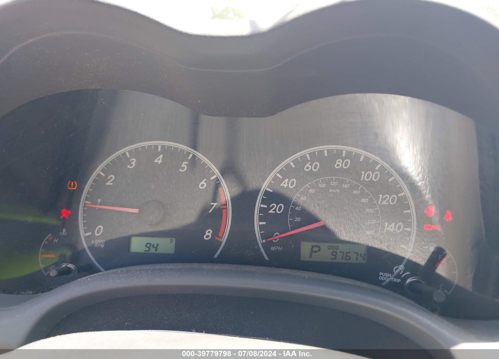 2010 TOYOTA COROLLA LE VIN: 2T1BU4EE4AC225876