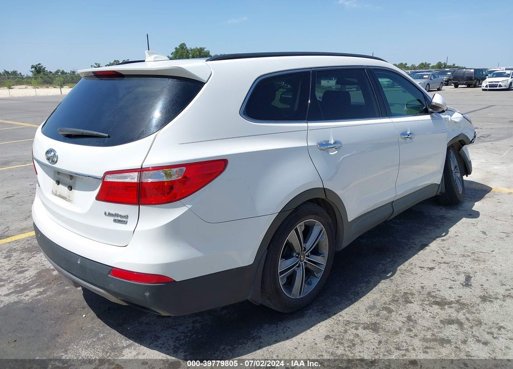 2016 HYUNDAI SANTA FE LIMITED VIN: KM8SR4HF4GU143417