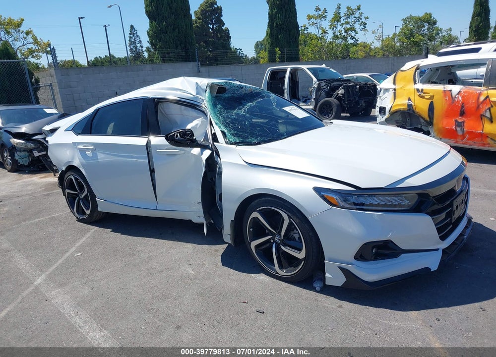 2022 HONDA ACCORD SPORT SPECIAL EDITION VIN: 1HGCV1F4XNA109681