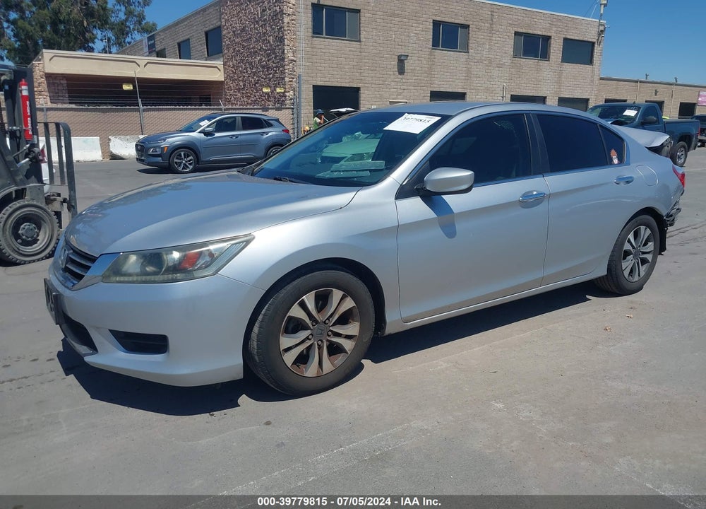 2013 HONDA ACCORD LX VIN: 1HGCR2F37DA001678