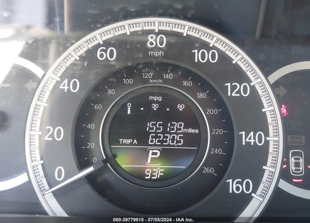 2013 HONDA ACCORD LX VIN: 1HGCR2F37DA001678