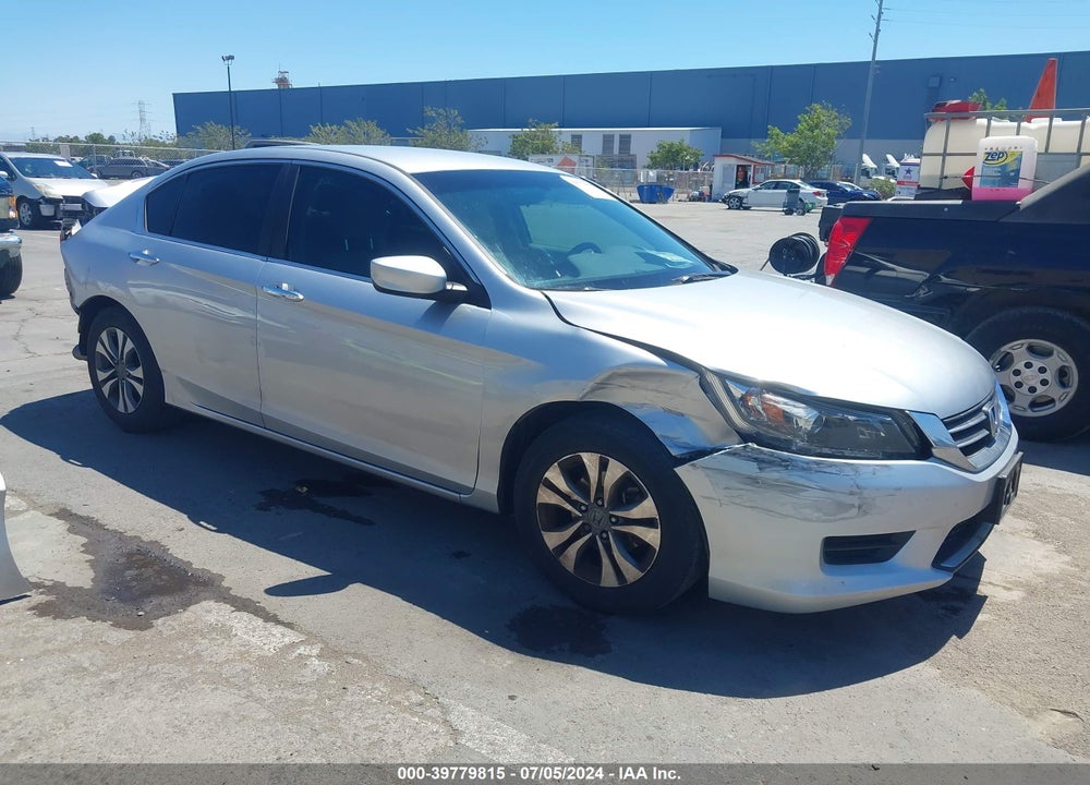 2013 HONDA ACCORD LX VIN: 1HGCR2F37DA001678