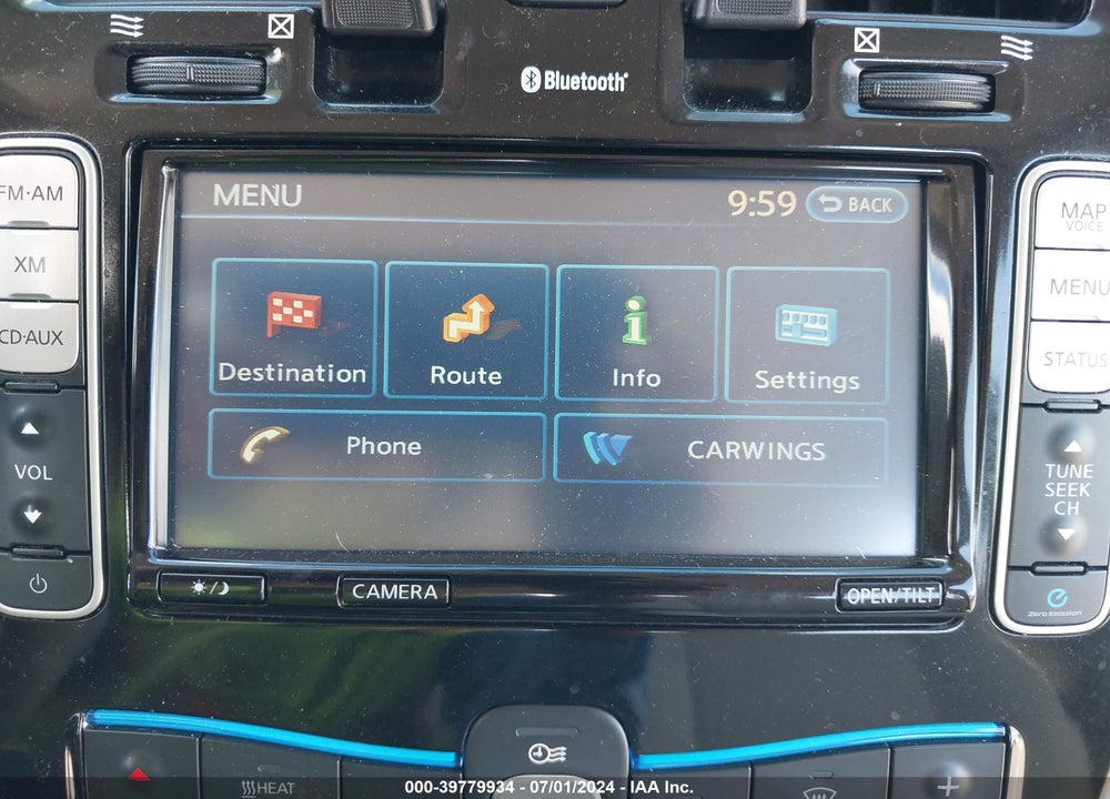 2014 NISSAN LEAF SV VIN: 1N4AZ0CP6EC338677