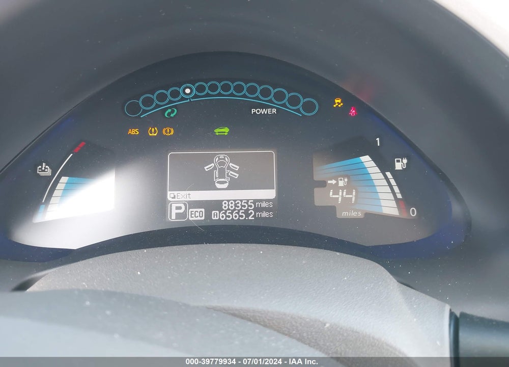 2014 NISSAN LEAF SV VIN: 1N4AZ0CP6EC338677