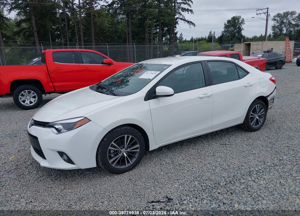 2016 TOYOTA COROLLA LE PLUS VIN: 5YFBURHE5GP376694