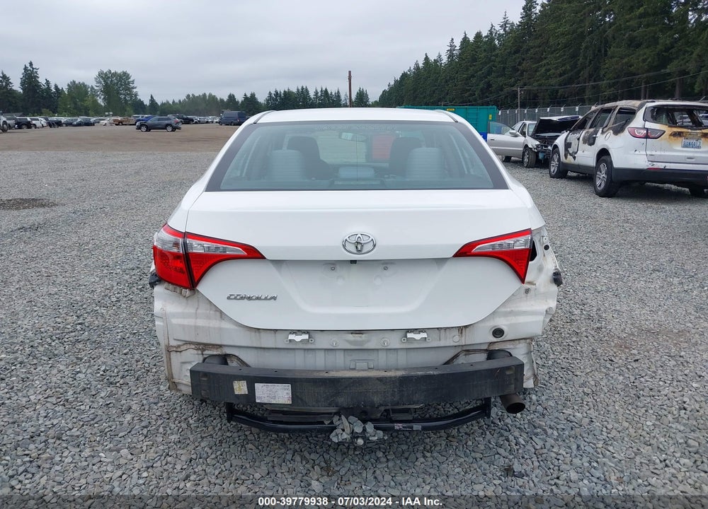 2016 TOYOTA COROLLA LE PLUS VIN: 5YFBURHE5GP376694