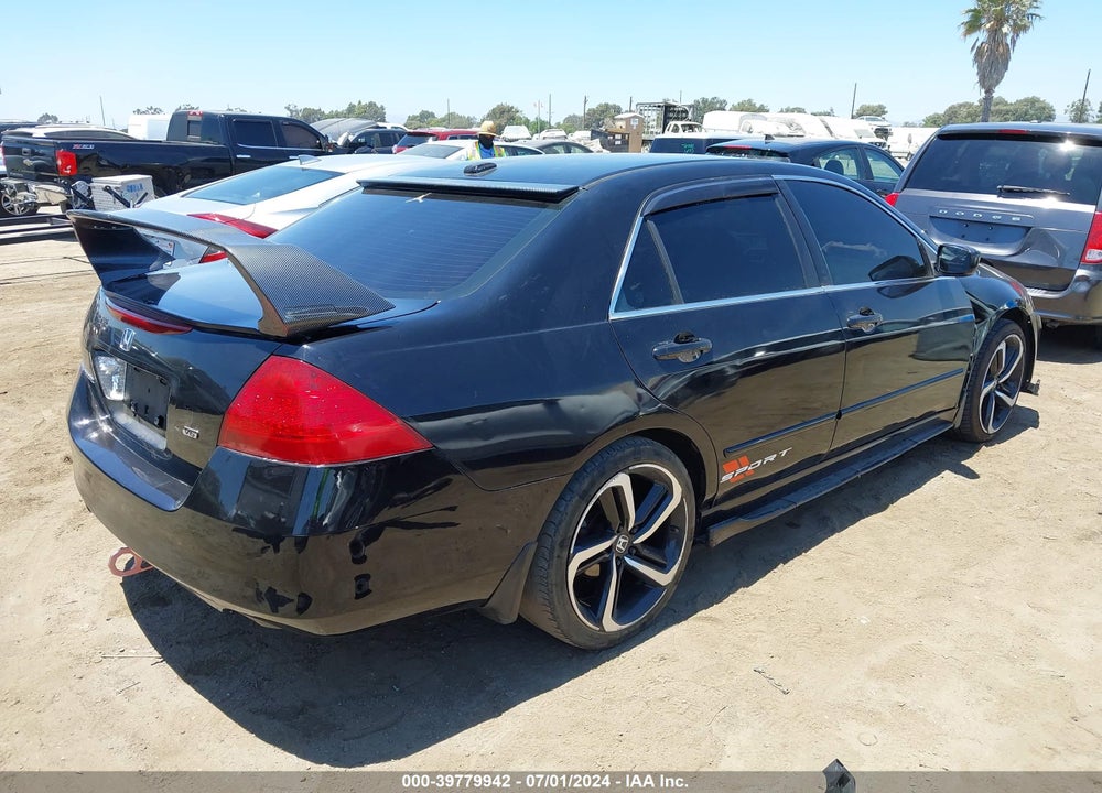 2007 HONDA ACCORD 2.4 EX VIN: 1HGCM56827A029517
