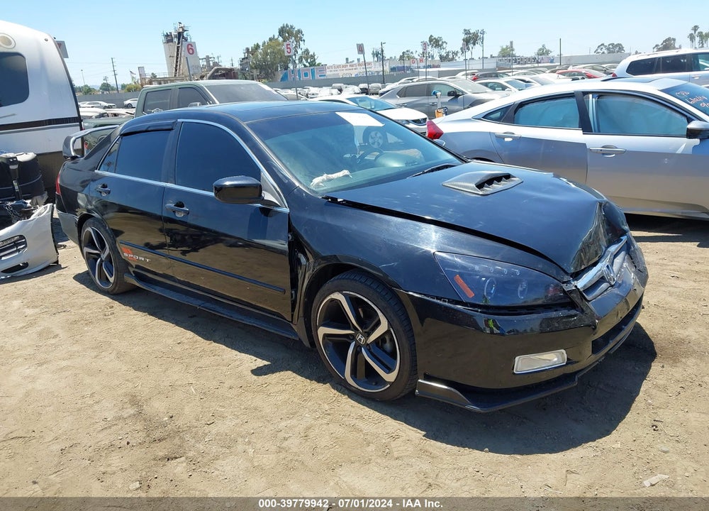 2007 HONDA ACCORD 2.4 EX VIN: 1HGCM56827A029517