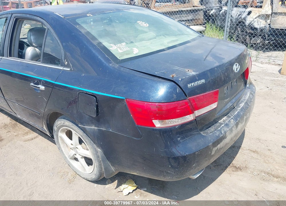 2006 HYUNDAI SONATA GLS V6/LX V6 VIN: 5NPEU46F16H041262