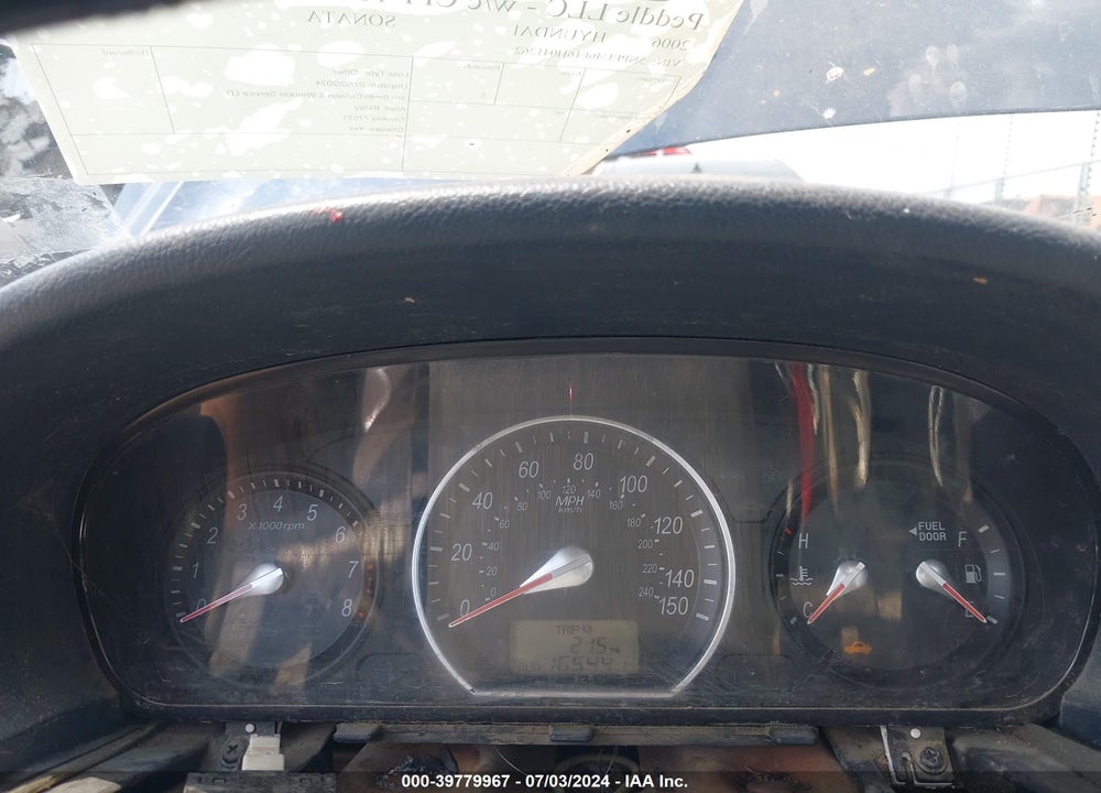 2006 HYUNDAI SONATA GLS V6/LX V6 VIN: 5NPEU46F16H041262