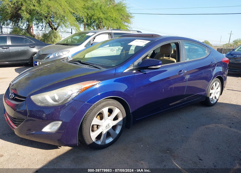 2013 HYUNDAI ELANTRA LIMITED VIN: 5NPDH4AE1DH203757