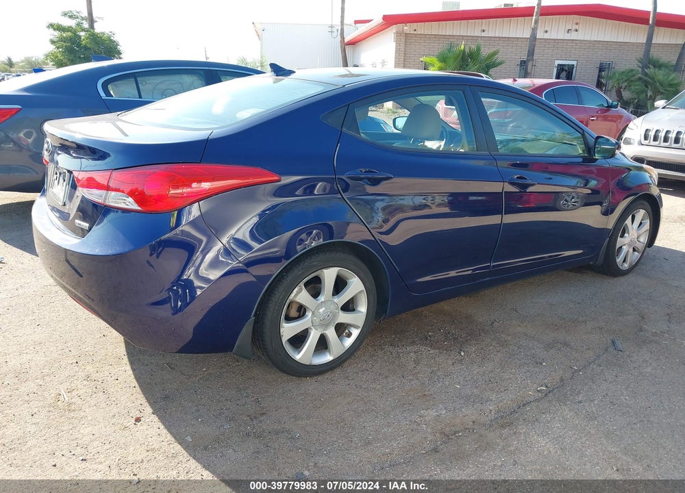 2013 HYUNDAI ELANTRA LIMITED VIN: 5NPDH4AE1DH203757