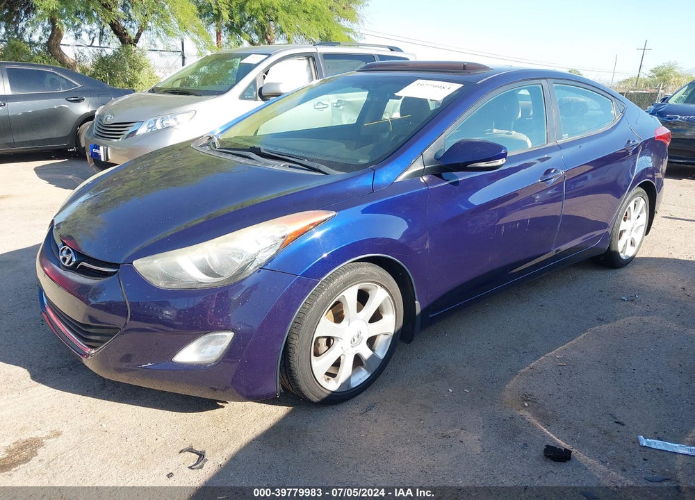 2013 HYUNDAI ELANTRA LIMITED VIN: 5NPDH4AE1DH203757