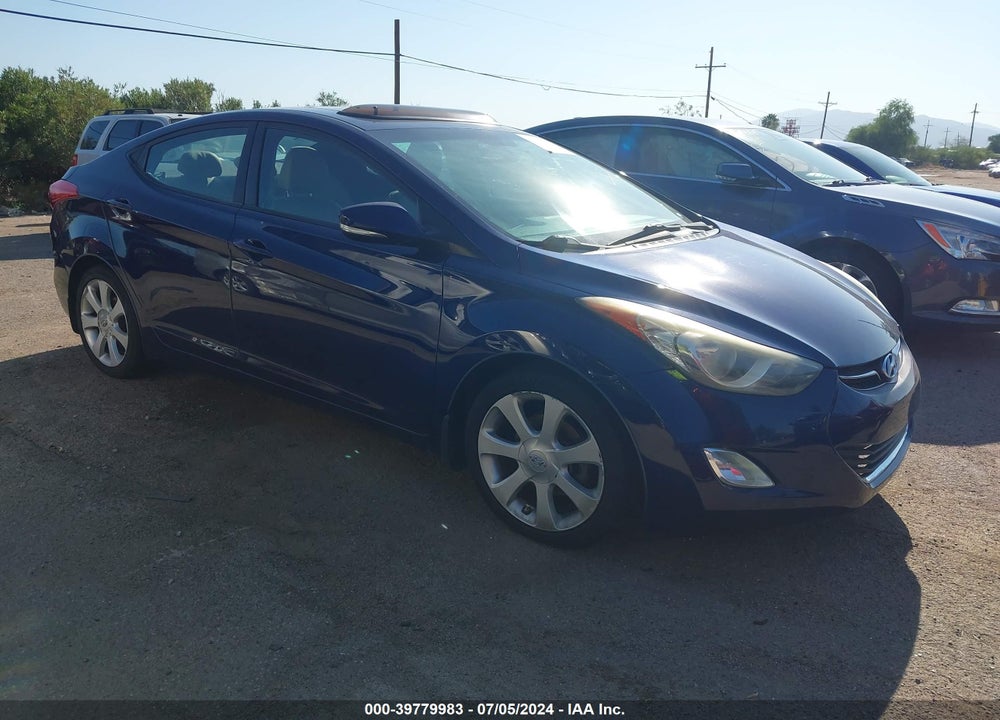 2013 HYUNDAI ELANTRA LIMITED VIN: 5NPDH4AE1DH203757