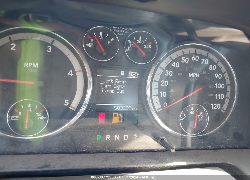 2011 RAM 5500 HD CHASSIS ST/SLT VIN: 3D6WA7EL5BG626249