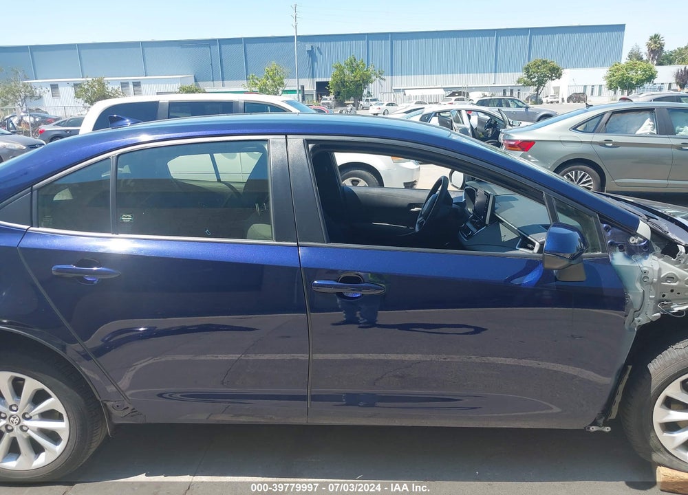 2021 TOYOTA COROLLA LE VIN: JTDVPMAE5MJ166307