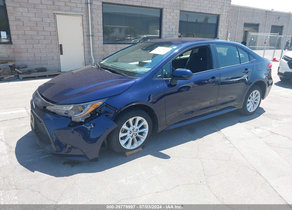 2021 TOYOTA COROLLA LE VIN: JTDVPMAE5MJ166307
