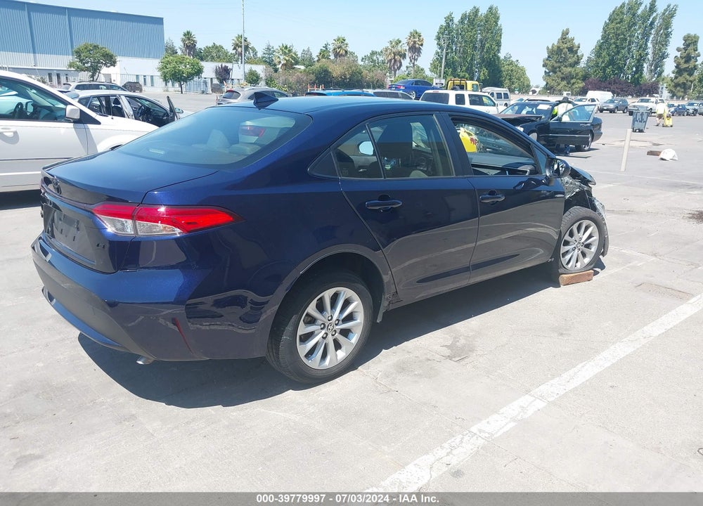 2021 TOYOTA COROLLA LE VIN: JTDVPMAE5MJ166307