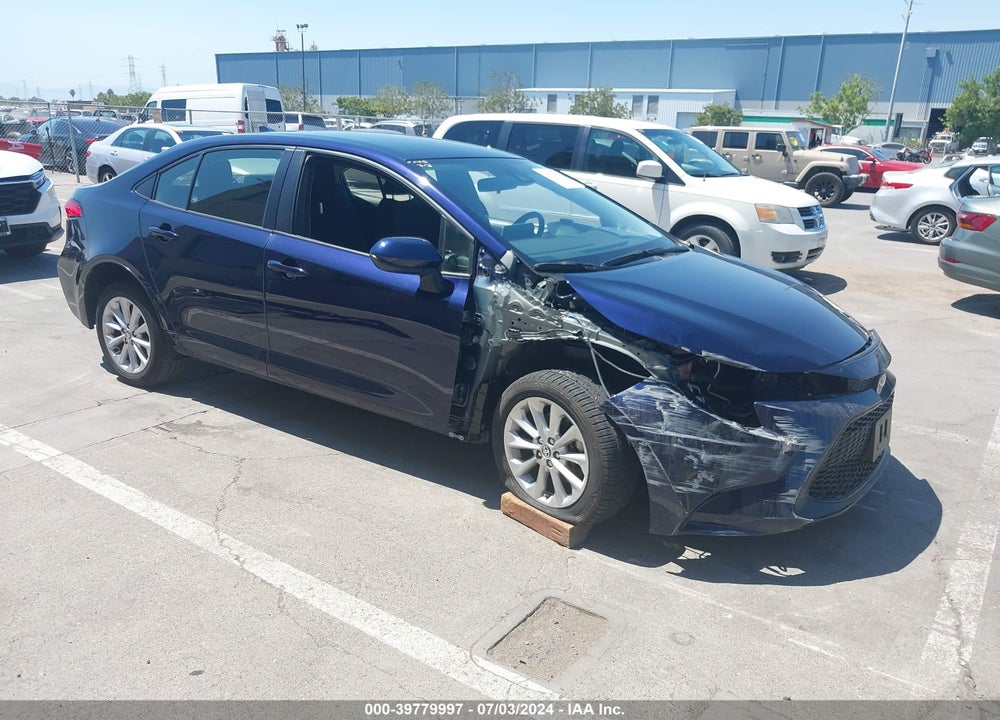 2021 TOYOTA COROLLA LE VIN: JTDVPMAE5MJ166307