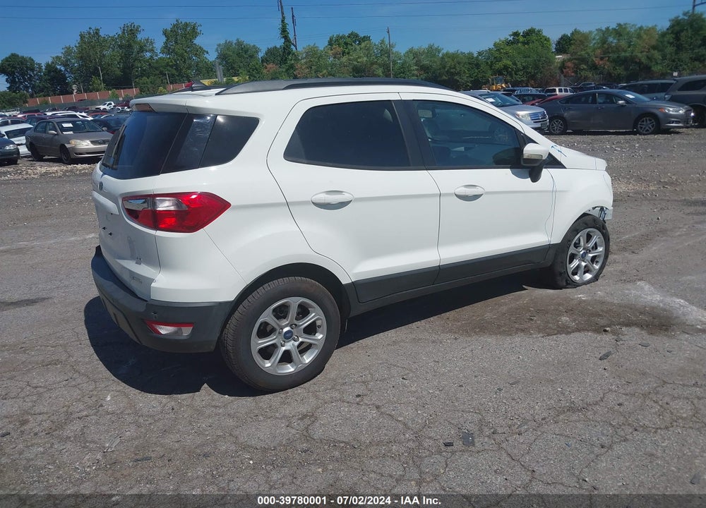2018 FORD ECOSPORT SE VIN: MAJ3P1TE2JC165964