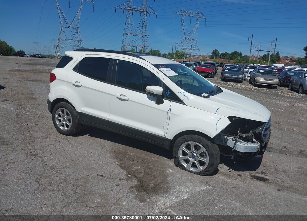 2018 FORD ECOSPORT SE VIN: MAJ3P1TE2JC165964