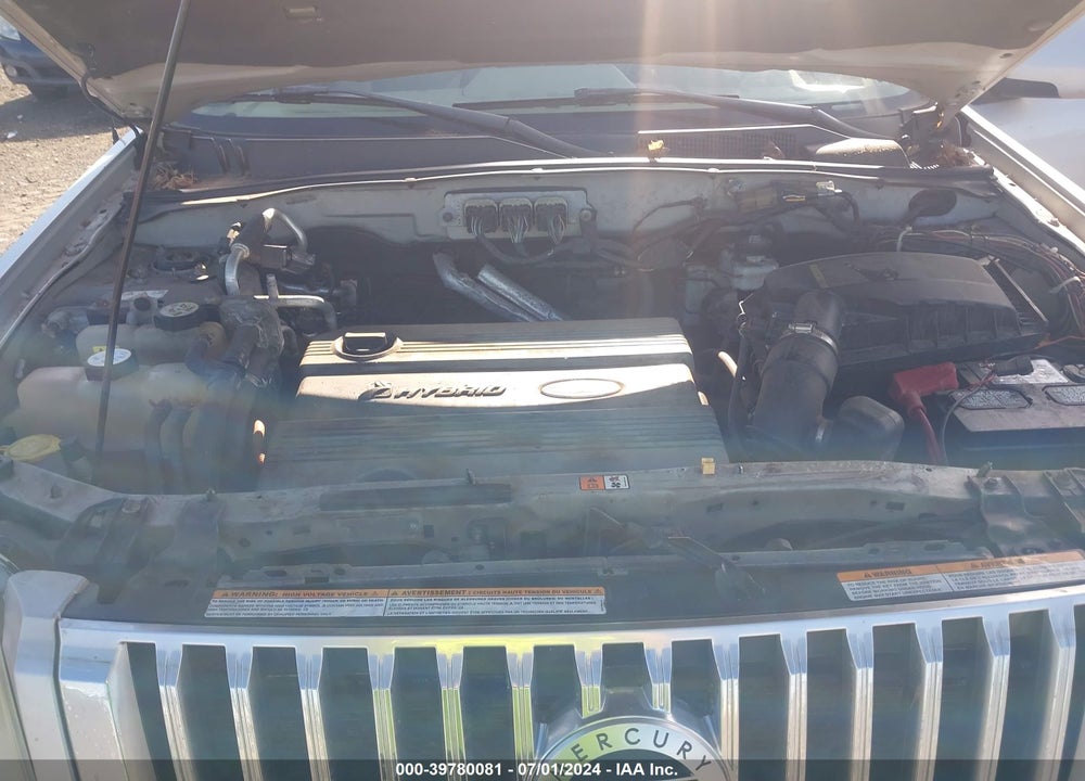 2008 MERCURY MARINER HYBRID VIN: 4M2CU39H88KJ19095
