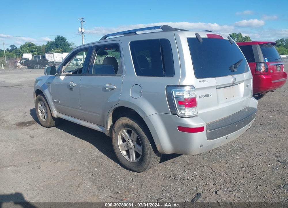 2008 MERCURY MARINER HYBRID VIN: 4M2CU39H88KJ19095