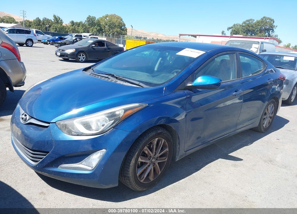2015 HYUNDAI ELANTRA SE VIN: KMHDH4AE4FU355116