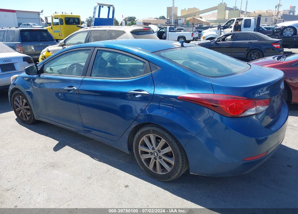 2015 HYUNDAI ELANTRA SE VIN: KMHDH4AE4FU355116