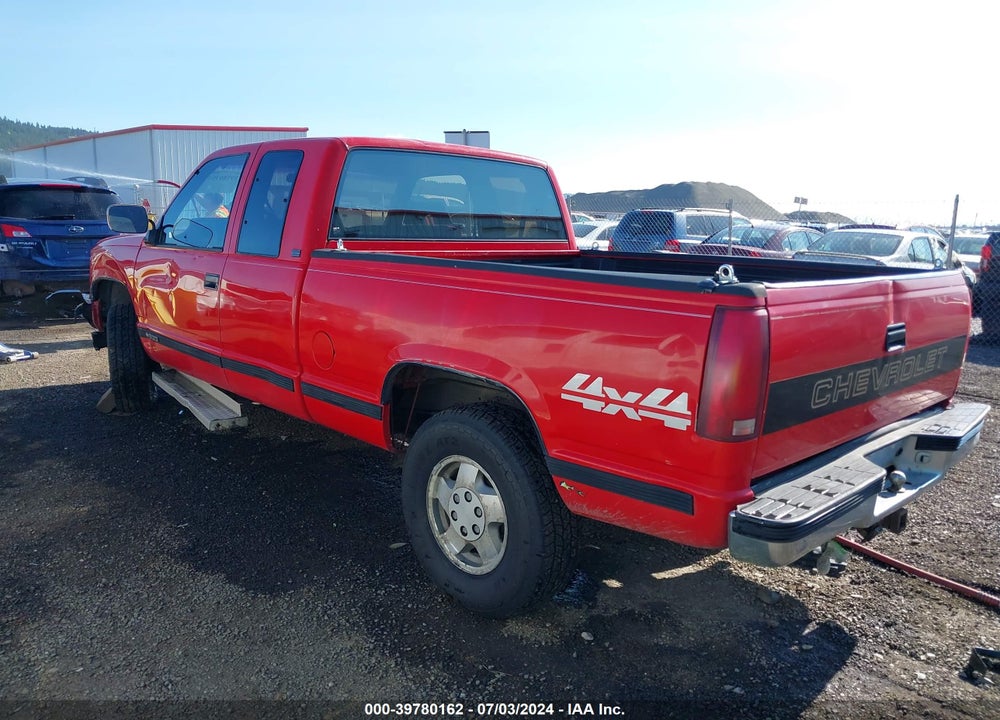 1992 CHEVROLET GMT-400 K1500 VIN: 2GCEK19Z7N1214454