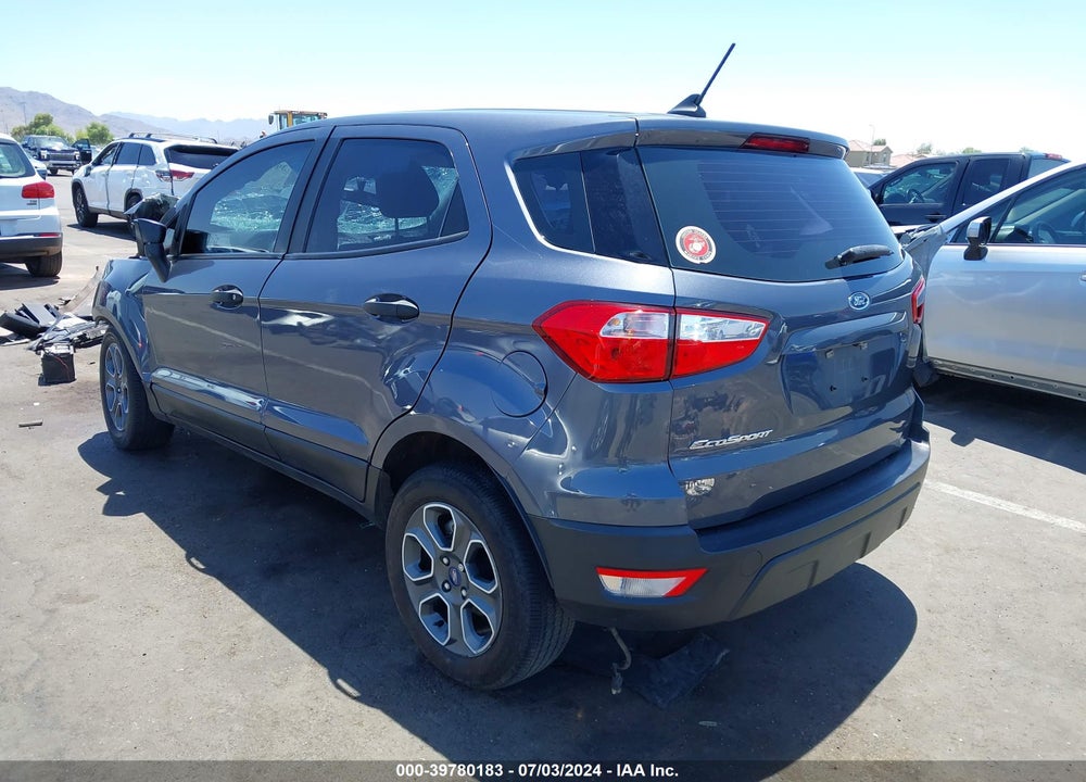 2021 FORD ECOSPORT S VIN: MAJ3S2FE2MC452337