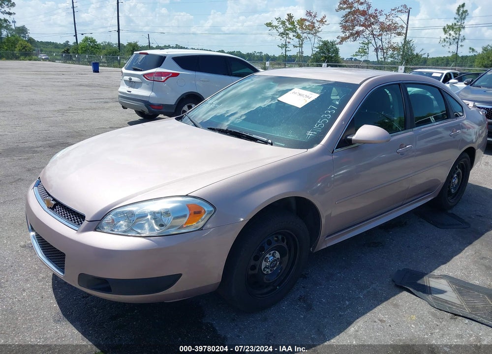 2014 CHEVROLET IMPALA LIMITED POLICE VIN: 2G1WD5E33E1155337
