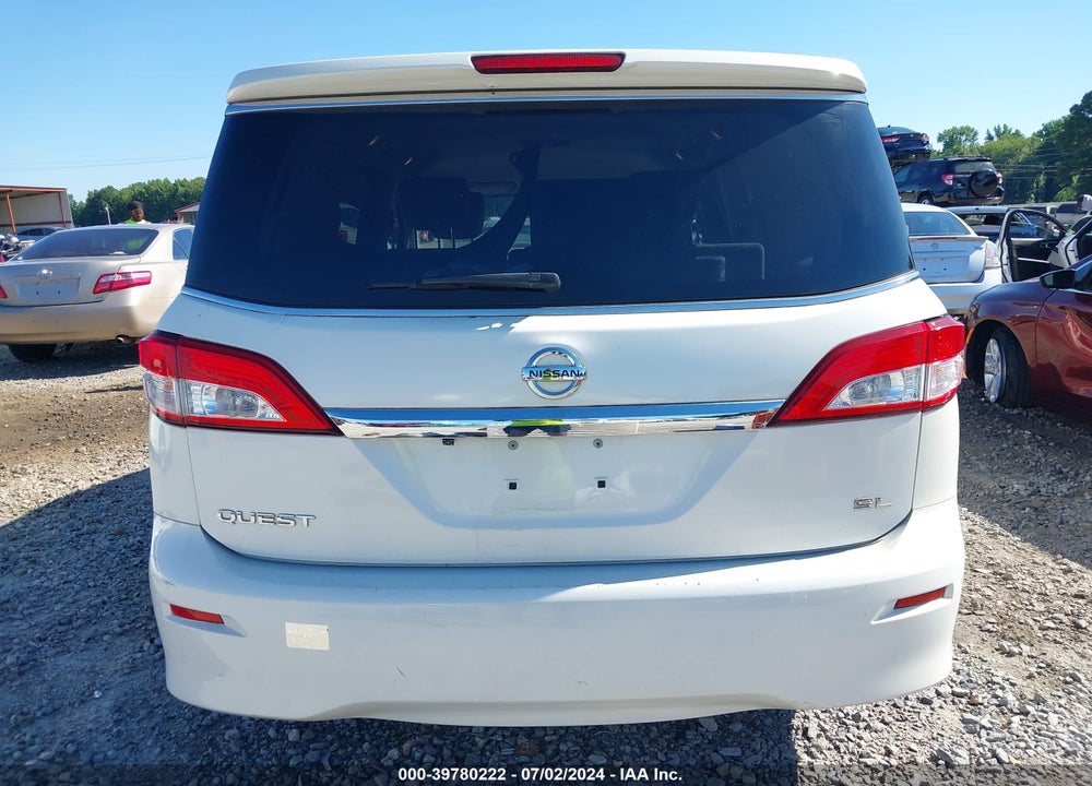 2011 NISSAN QUEST SL VIN: JN8AE2KP8B9004036
