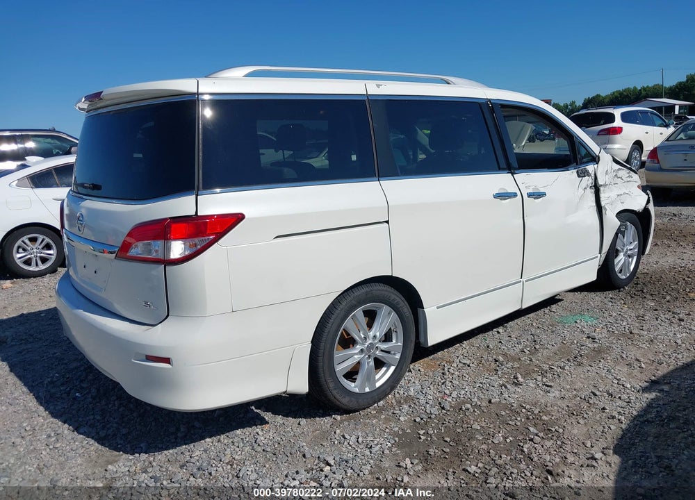 2011 NISSAN QUEST SL VIN: JN8AE2KP8B9004036
