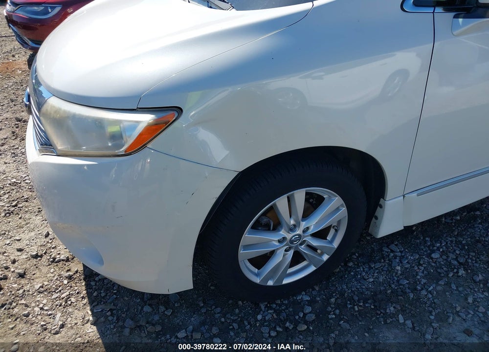 2011 NISSAN QUEST SL VIN: JN8AE2KP8B9004036