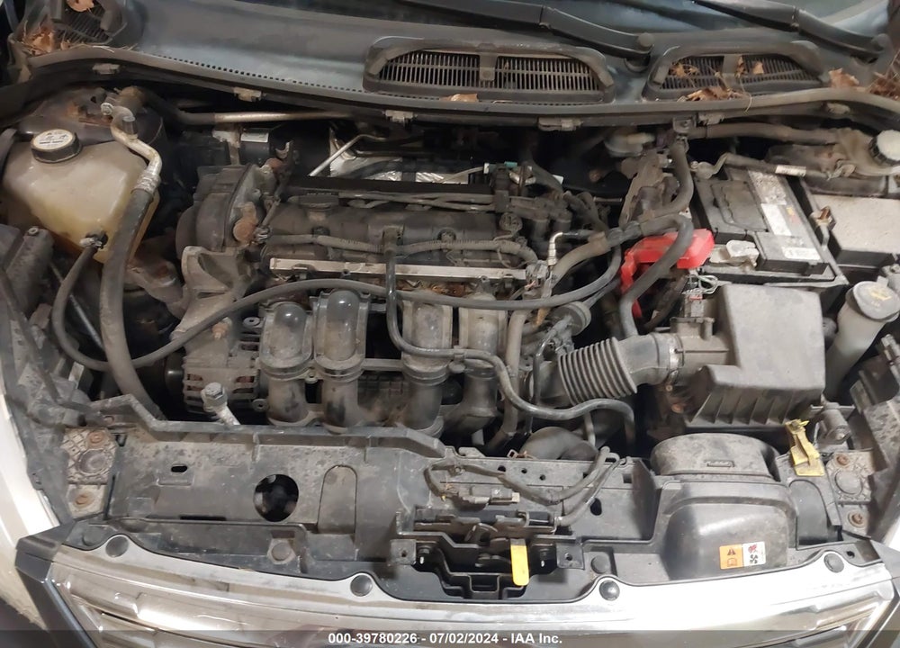 2012 FORD FIESTA SE VIN: 3FADP4BJ3CM217821
