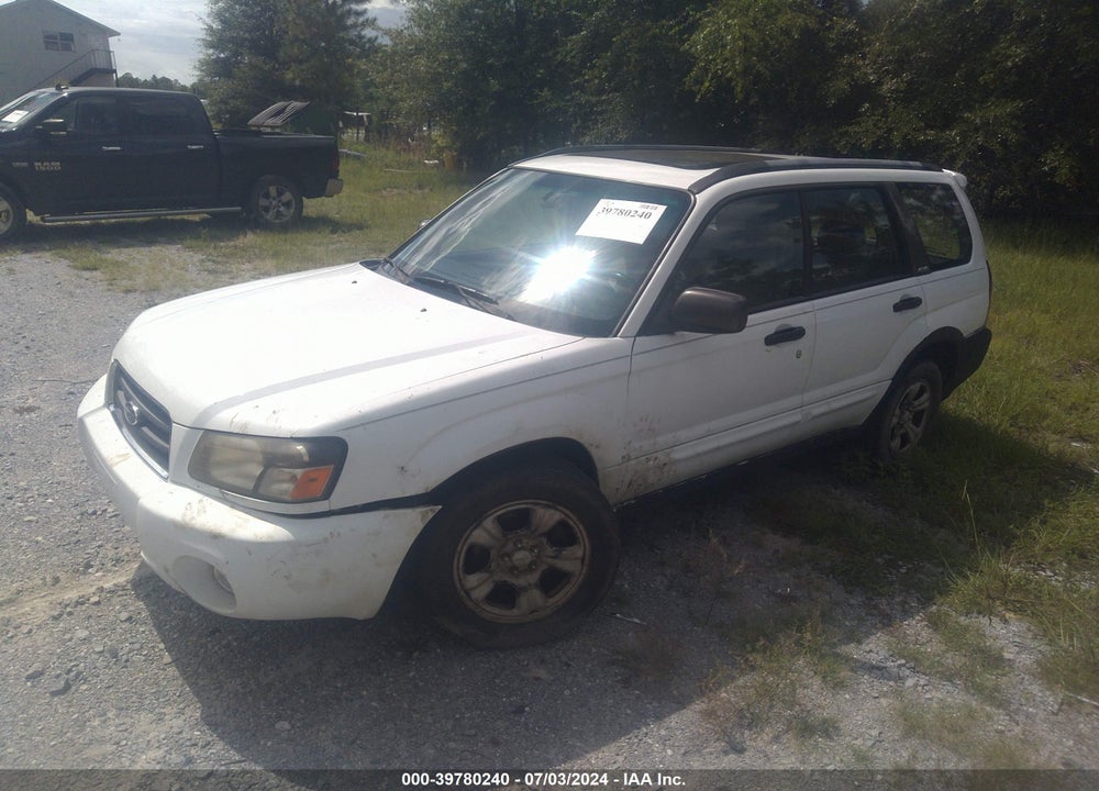 2003 SUBARU FORESTER XS VIN: JF1SG65643G722626