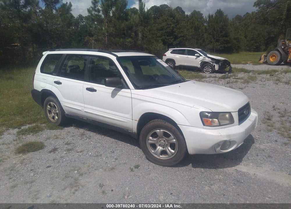 2003 SUBARU FORESTER XS VIN: JF1SG65643G722626