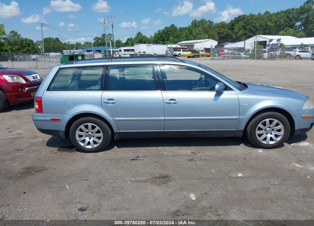 2003 VOLKSWAGEN PASSAT GLS VIN: WVWVD63B93E377296