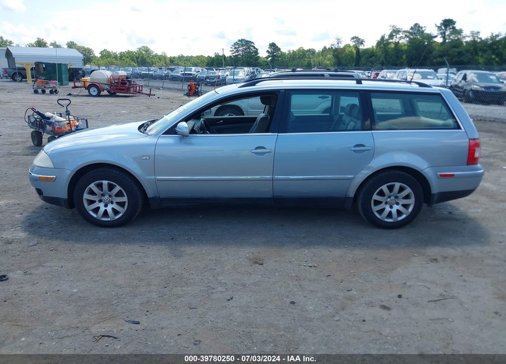 2003 VOLKSWAGEN PASSAT GLS VIN: WVWVD63B93E377296
