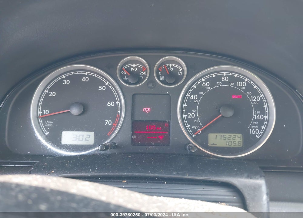 2003 VOLKSWAGEN PASSAT GLS VIN: WVWVD63B93E377296