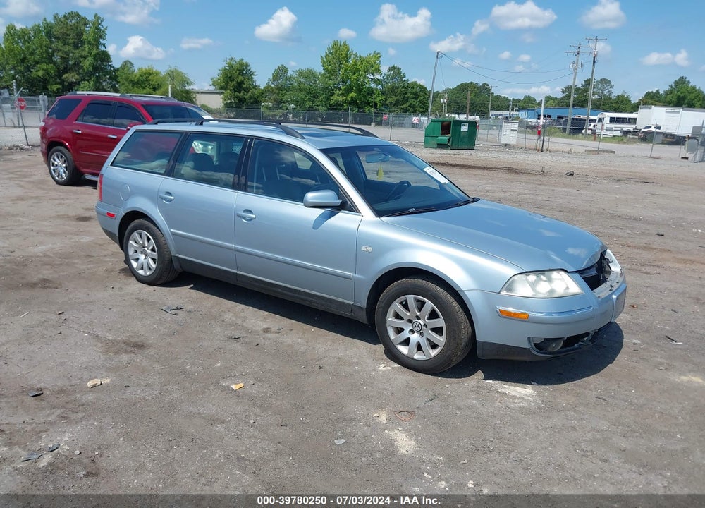2003 VOLKSWAGEN PASSAT GLS VIN: WVWVD63B93E377296