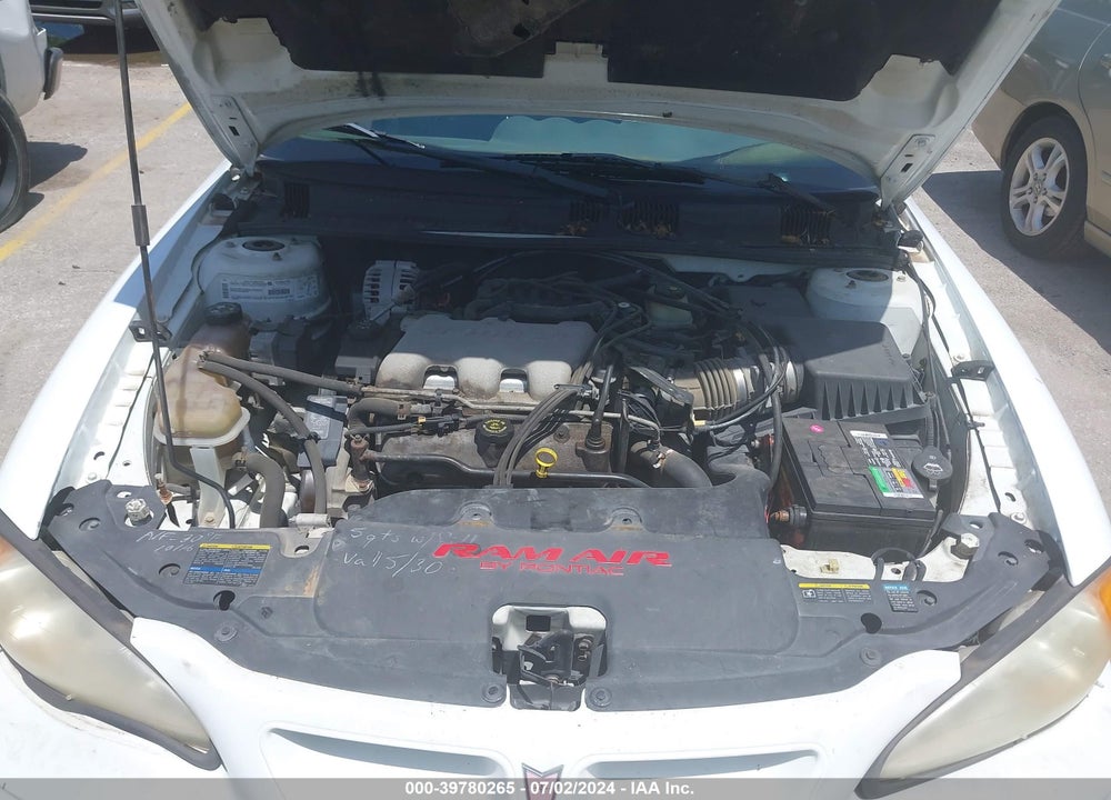 2002 PONTIAC GRAND AM GT VIN: 1G2NW52E72M576100