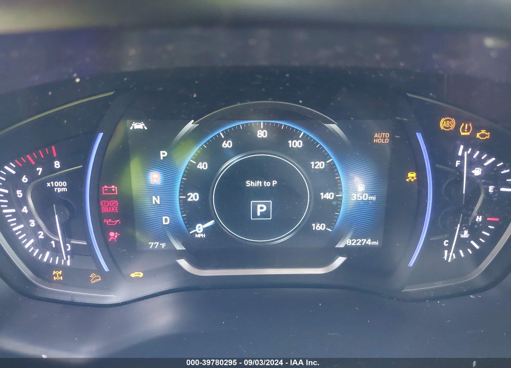 2019 HYUNDAI SANTA FE SEL VIN: 5NMS3CAD0KH043792