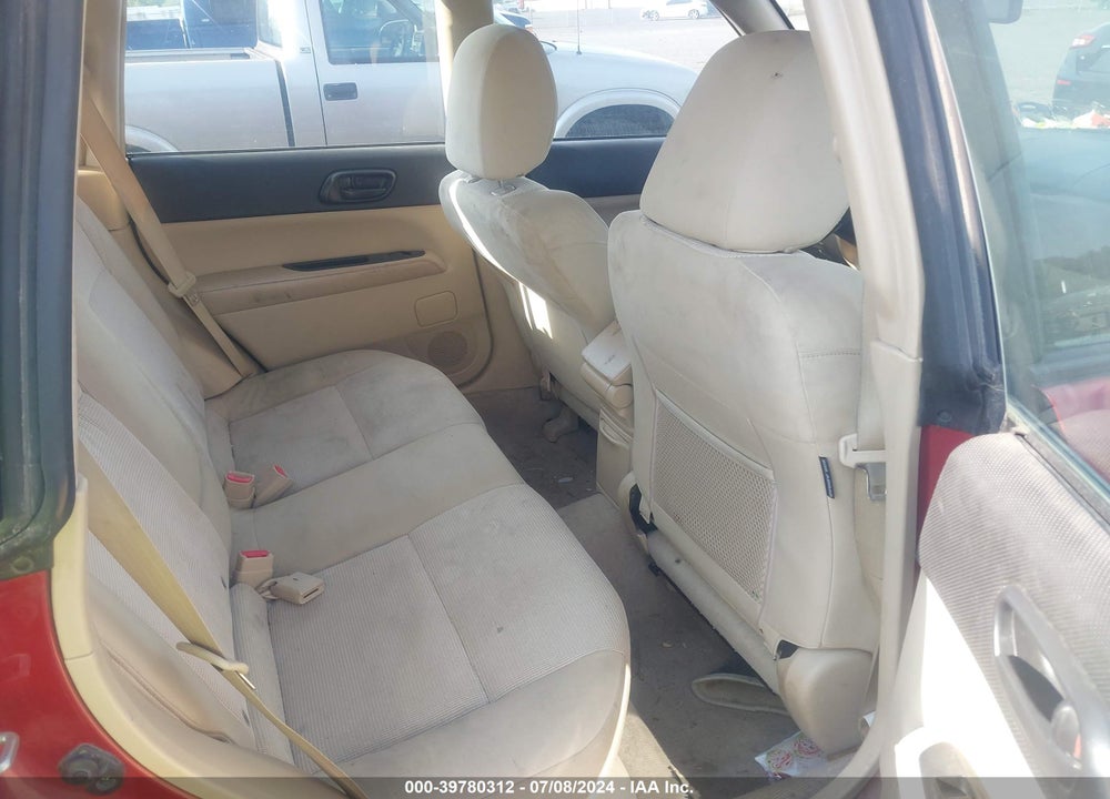 2008 SUBARU FORESTER 2.5X VIN: JF1SG63618H706176