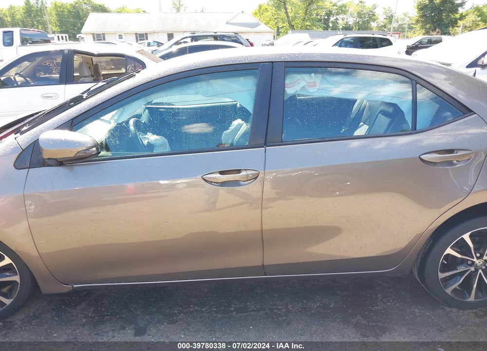 2019 TOYOTA COROLLA SE VIN: 2T1BURHE3KC184859