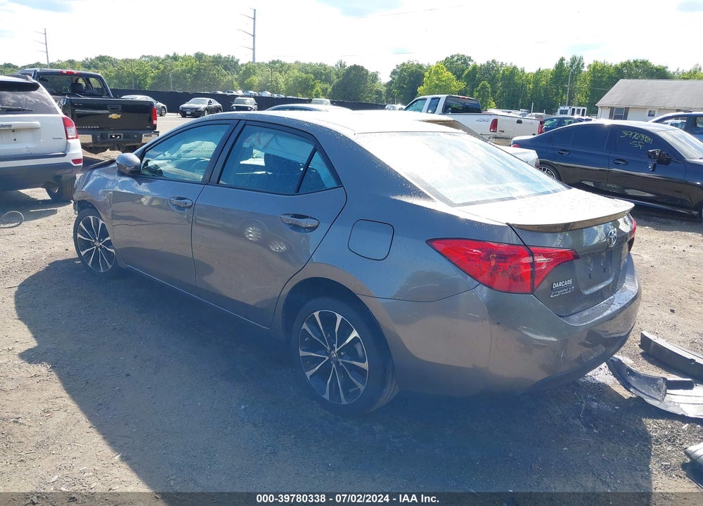 2019 TOYOTA COROLLA SE VIN: 2T1BURHE3KC184859
